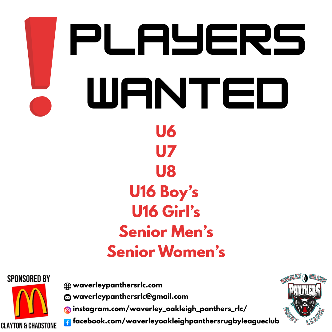 Play Rugby League with Waverley Oakleigh Panthers: Join Us Today!
